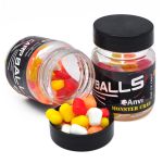Силіконова кукурудза Carp Balls Anvi у дипі - Color Mix - Плаваюча - Monster Crab