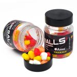 Силіконова кукурудза Carp Balls Anvi у дипі - Color Mix - Плаваюча - Tiger Nut