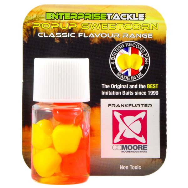 Кукурудза силіконова EnterPrise у дипі - Штучна - Frankfurter Corn-CC Moore - Yellow/Fluoro Red - 8 шт/уп
