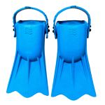 Ласти дитячі для басейну з відкритою п'ятою - Розмір 16,5-22,5 (100-140 мм) - Блакитні