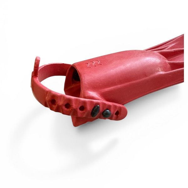 Ласты детские для бассейна с открытой пяткой - Размер 16,5-22,5 (100-140 мм) - Красные