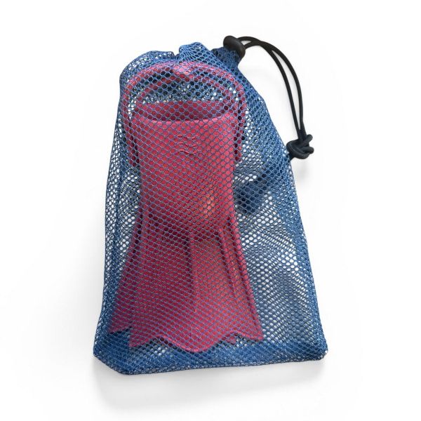 Ласты детские для бассейна с открытой пяткой - Размер 16,5-22,5 (100-140 мм) - Красные