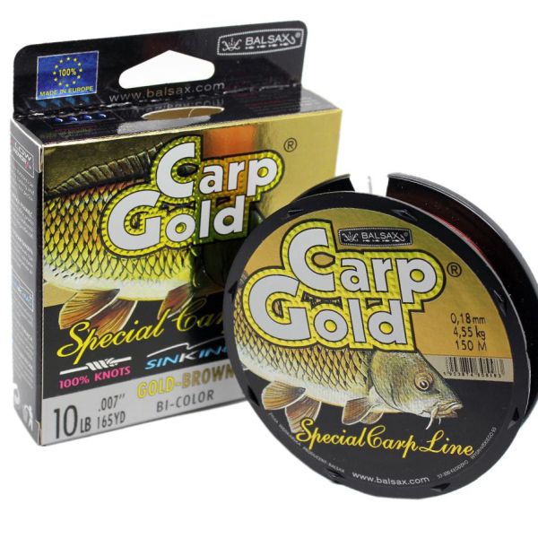 Леска Balsax Carp Gold - Gold-Brown (Желто-Медовый) - 150 м х 10 шт (1500 м)