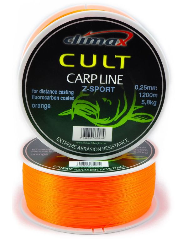 Леска Climax CULT Carp Line Z-Sport - Orange (Оранжевый)