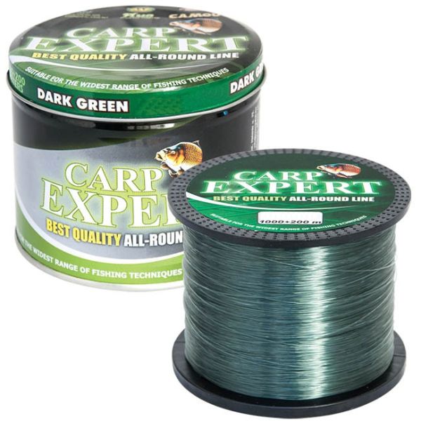 Леска Energofish Carp Expert - Dark Green (Темно зеленый) - 1200 м