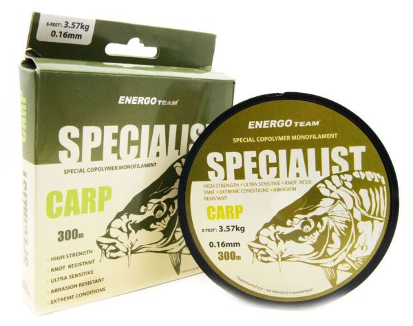 Леска Energoteam Specialist Carp - Натуральный белый - 300 м