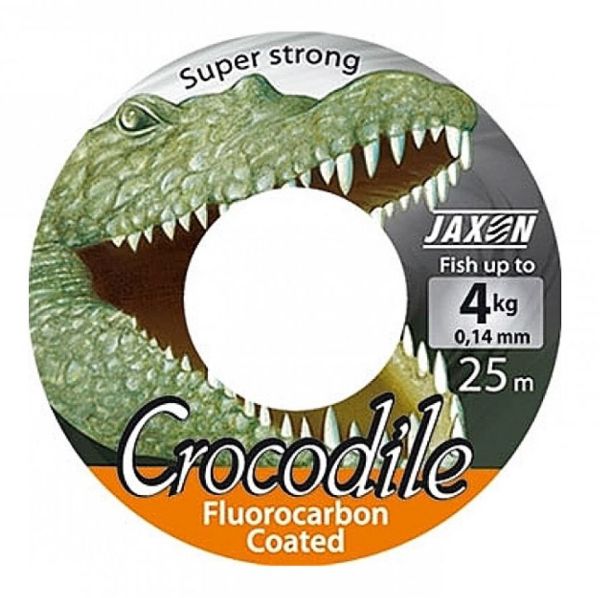 Леска Jaxon Crocodile Fluorocarbon Coated - Clear (Прозрачный) - 25 м