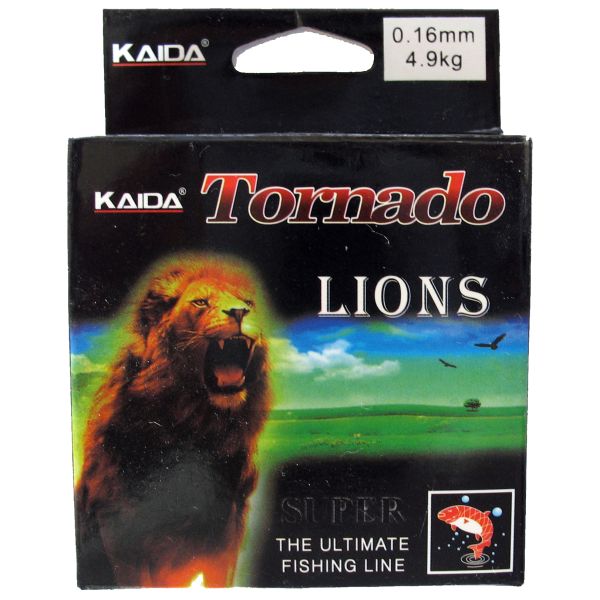 Леска Kaida Tornado Lions - Clear (Прозрачный) - 30 м