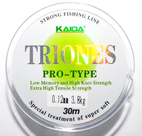 Жилка Kaida Triones Pro Type - Прозора - 30 м