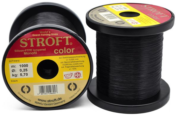 Жилка коропова Stroft Color Schwarz - Німеччина - Чорна - 1000 м