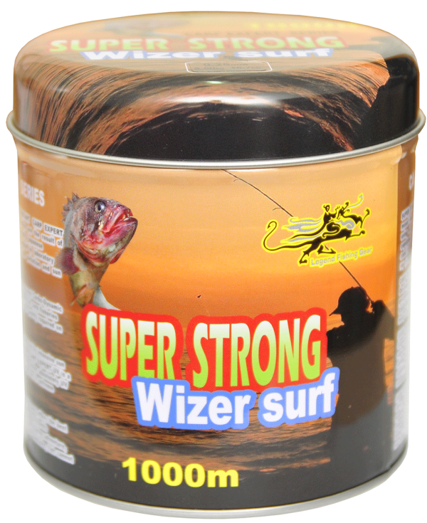 Жилка LFG Super Strong Wizer surf - Multicolor (Чорний/Зелений) - 1000 м