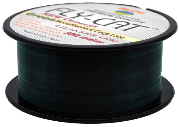 Леска NTEC Fly Cat Monofilament Carp Line - Green (Зеленый) - 300 м