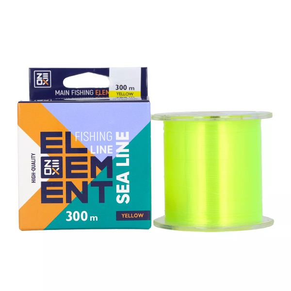 Жилка ZEOX Element Sea Line - 300 м - Yellow (Жовтий)