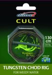Лидкор Climax CULT Tungsten Chod Rig - Оснастка вольфрамовая - 130 см - Вольфрам - 30lb - Dark Olive