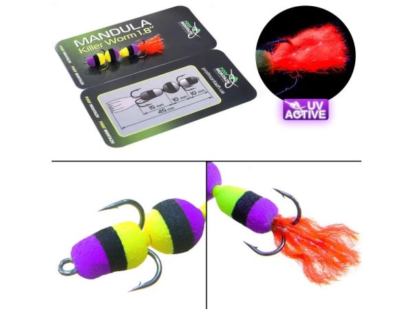 Мандула Killer Worm 3 сегменти 1,8" (45 мм) - Мікро - ПрофМонтаж - #913