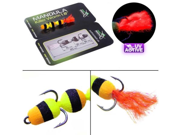 Мандула Killer Worm 3 сегменти 1,8" (45 мм) - Мікро - ПрофМонтаж - #905