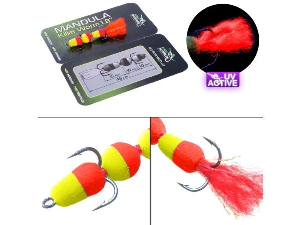 Мандула Killer Worm 3 сегменти 1,8" (45 мм) - Мікро - ПрофМонтаж - #910