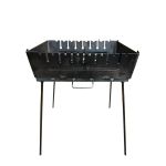 Мангал Валіза - Розкладний - Зі зйомними ніжками - Сталь 2 мм - 47x35x16 см - На 8 шампурів