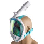 Маска для плавання - Повнолицева - Дзеркальна - M2068/LG13 - Зелений