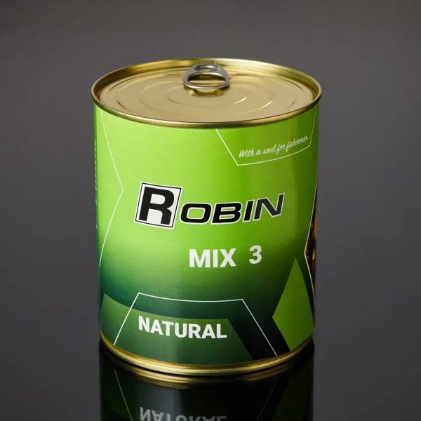 MIX-3 зерен Robin - Натурал - з/б 900 мл