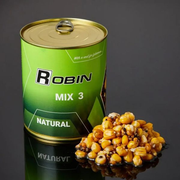 MIX-3 зерен Robin - Натурал - з/б 900 мл