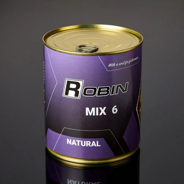 Підгодовування MIX-6 зерен Robin - Натурал - з/б 900 мл