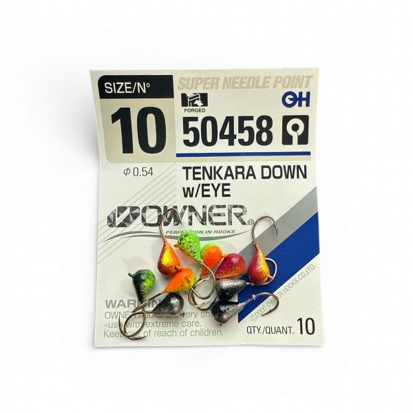 Мормишка Крапля ручна робота Асорті - Owner №10 (50458) - 10 шт/уп