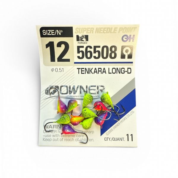 Мормишка Крапля ручна робота Асорті - Owner №12 (56508) - 10 шт/уп