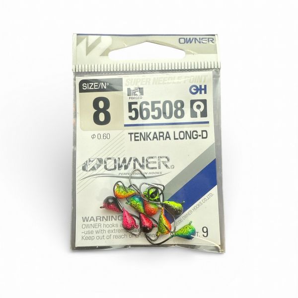 Мормишка Крапля ручна робота Асорті - Owner №8 (56508) - 10 шт/уп