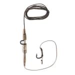 Монтаж безпечна кліпса на лідкорі ПрофМонтаж (Гачок №8, L-70см, 45LB)