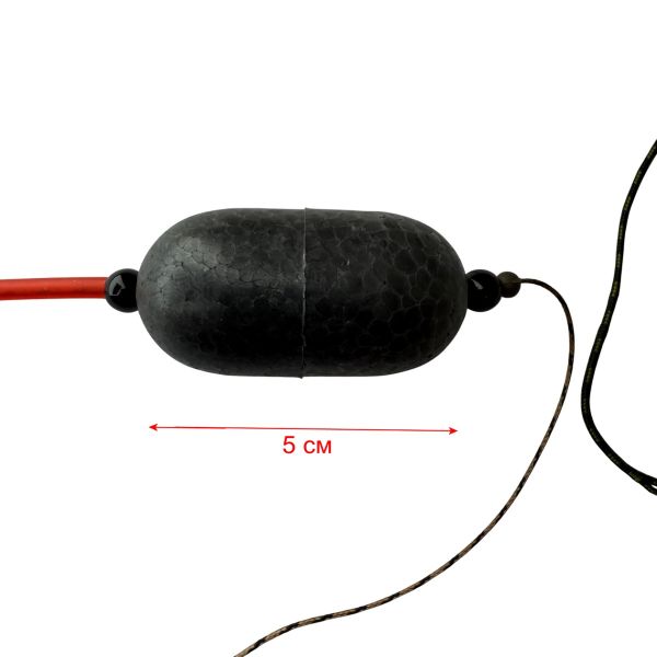 Монтаж для лову сома Anvi №4 з вантажем, підводним поплавком та 1 гачком