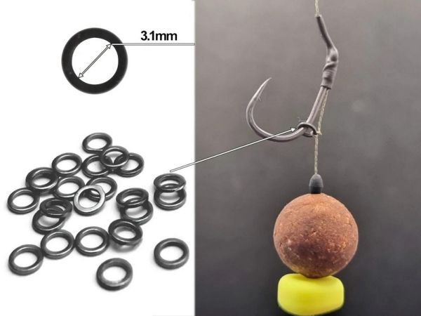 Кільця монтажні Round Ring Rig Ø3,1 мм - Для виготовлення волосяних монтажів