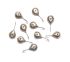 Мормишка "Полюс" №5 - Срібло - Кругла - 0,2 г - 10 шт/уп