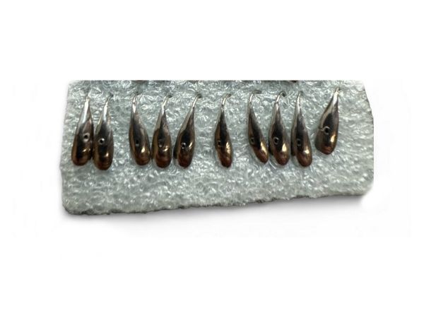 Мормишка Уралка паяна - Срібло - 10 шт/уп