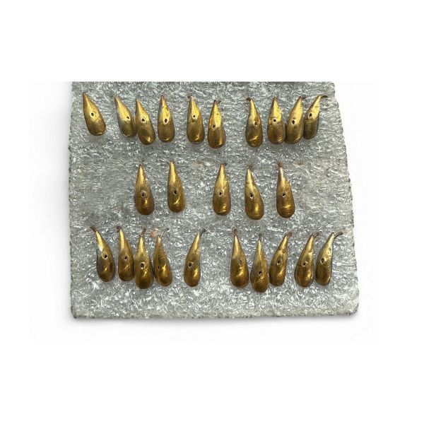 Мормишка Уралка паяна - Золото - 25 шт/уп