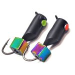 Мормышка Вольфрамовая Владимирская "Гвоздик с кубиком хамелеон" - 3 мм - 0.9 г - Арт.575