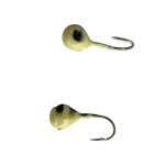 Мормишка Вольфрамова Hayabusa Куля - З кембриком - Фарбована - Білий