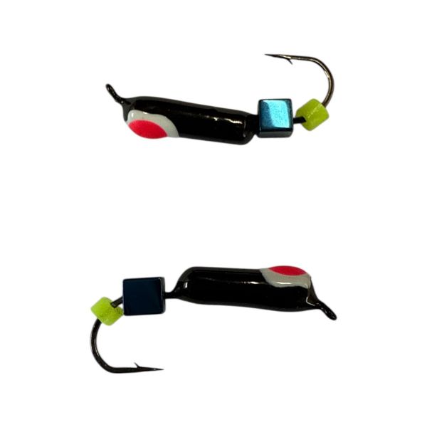 Мормишка Вольфрамова "Латишка" Гвоздик - З кубиком блакитний - МК1192