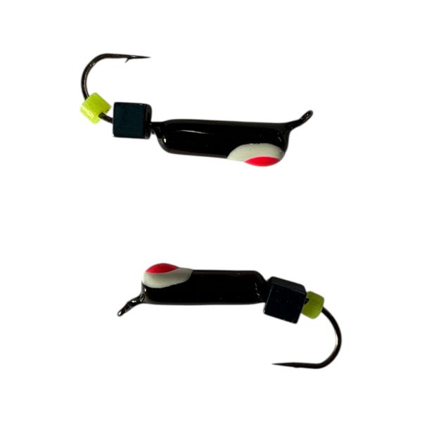 Мормишка Вольфрамова "Латишка" Гвоздик - З кубиком блакитний - МК1195