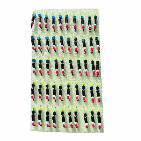 Мормишка Вольфрамова "Латишка" Гвоздик - З кубиком блакитний - МК1195