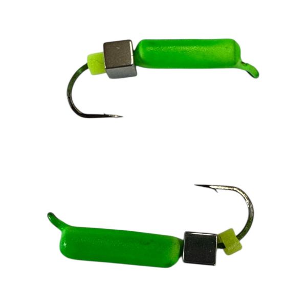 Мормишка Вольфрамова "Латишка" Гвоздик - З кубиком срібло - МК1191