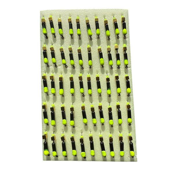 Мормишка Вольфрамова "Латишка" Гвоздик - З кубиком золото - Ø2,3 мм - 0,5 г - Чорно-зелений - Латвія