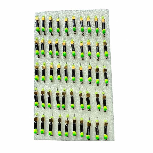 Мормишка Вольфрамова "Латишка" Гвоздик - З кубиком золото - МК1190