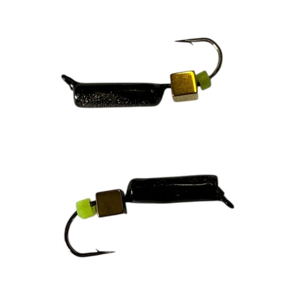 Мормишка Вольфрамова "Латишка" Гвоздик - З кубиком золото - МК1194