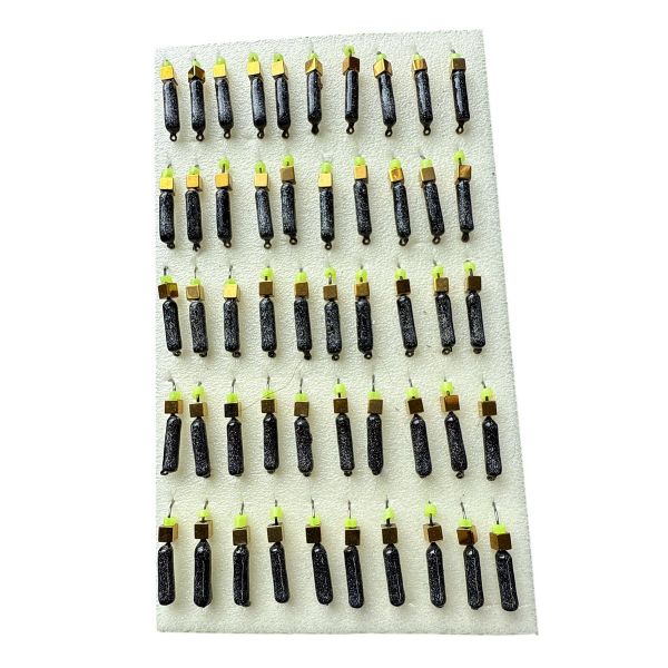 Мормишка Вольфрамова "Латишка" Гвоздик - З кубиком золото - МК1194