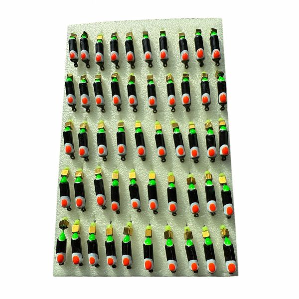 Мормишка Вольфрамова "Латишка" Гвоздик - З кубиком золото - МК1196