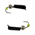 Мормишка Вольфрамова "Латишка" Гвоздик - З кулькою срібло - 0,5 г - МК1174