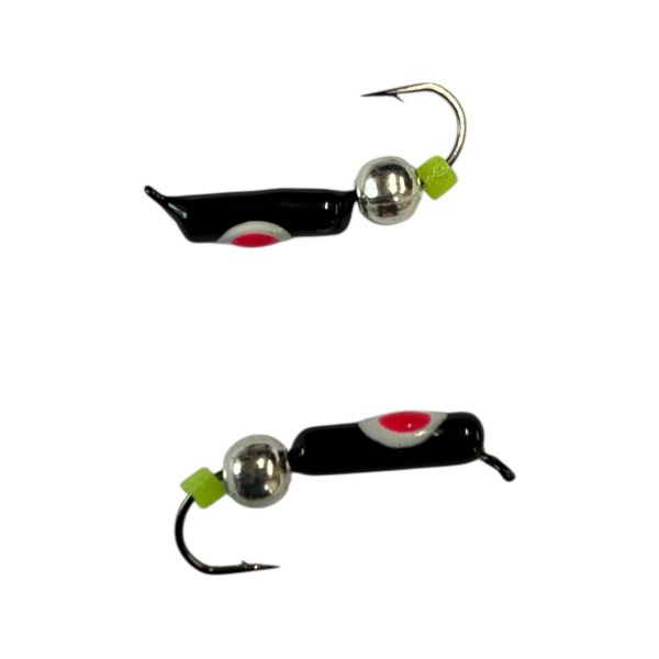 Мормышка Вольфрамовая "Латышка" Гвоздик - С шариком серебро - МК1199