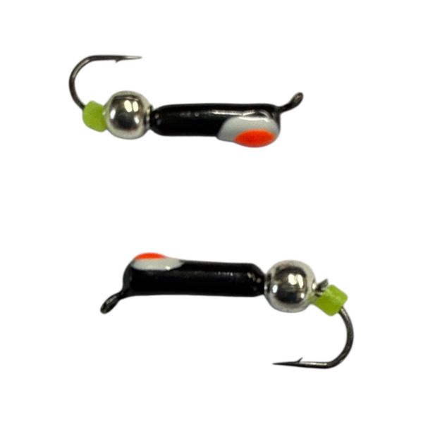 Мормышка Вольфрамовая "Латышка" Гвоздик - С шариком серебро - МК1201