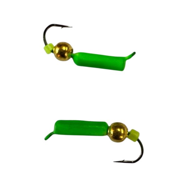 Мормишка Вольфрамова "Латишка" Гвоздик - З кулькою золото - МК1175